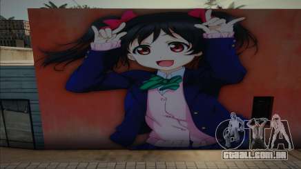 Mural Nico Yazawa para GTA San Andreas