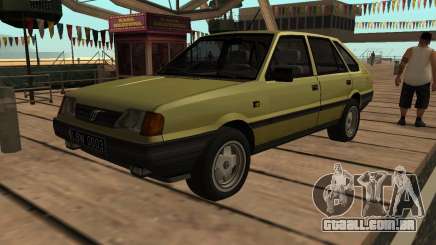 FSO Polonez Caro 1.4 com placas pretas polidas para GTA San Andreas