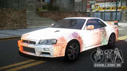 Nissan Skyline R34 PNZ S9 para GTA 4