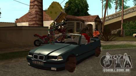 Engraçado Bmw E36 Cabrio para GTA San Andreas