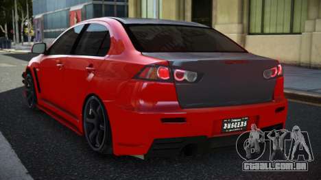 Mitsubishi Lancer Evolution X 08th para GTA 4