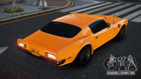 1970 Pontiac Trans Am SC V1.1 para GTA 4