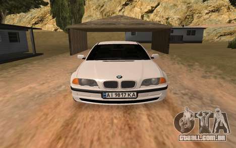 BMW M3 E46 (sedã) para GTA San Andreas