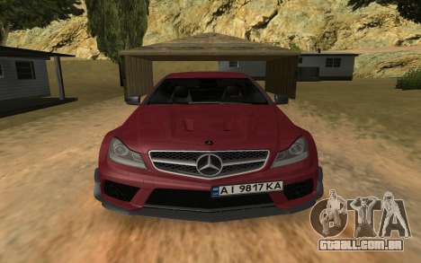 Mercedes-Benz AMG C63 Coupé para GTA San Andreas