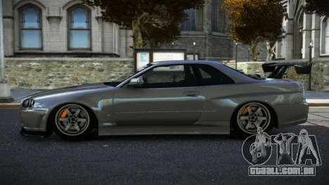 Nissan Skyline R34 GT-R 02th para GTA 4