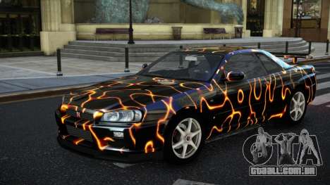 Nissan Skyline R34 GT-R NF-E S9 para GTA 4