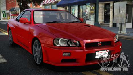 Nissan Skyline R34 GTR UL para GTA 4