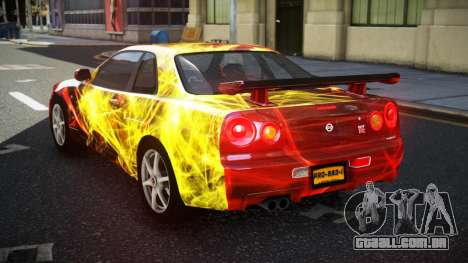 Nissan Skyline R34 GT-R NF-E S2 para GTA 4