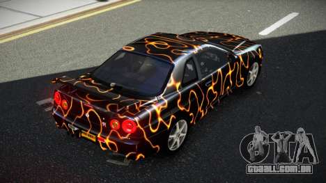 Nissan Skyline R34 GT-R NF-E S9 para GTA 4