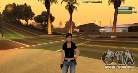 Claire Redfield Preto para GTA San Andreas