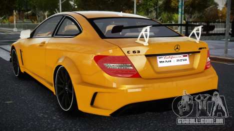 Mercedes-Benz C63 AMG 12th V1.1 para GTA 4