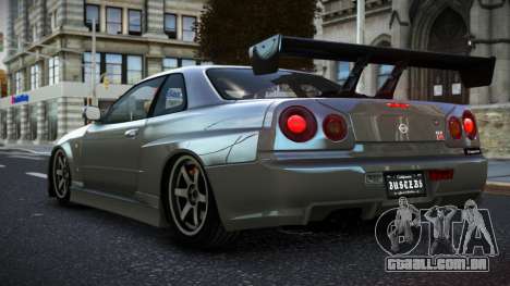 Nissan Skyline R34 GT-R 02th para GTA 4