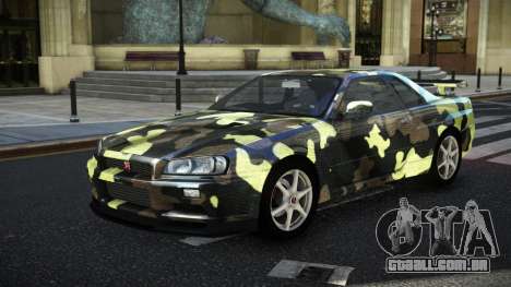 Nissan Skyline R34 GT-R NF-E S3 para GTA 4