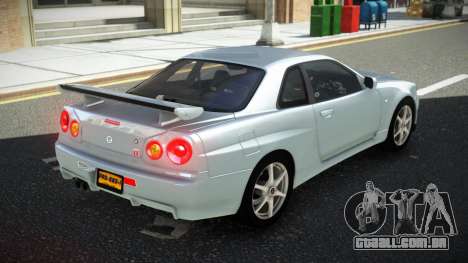 Nissan Skyline R34 GT-R NF-E para GTA 4