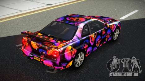 Nissan Skyline R34 GT-R NF-E S13 para GTA 4