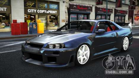 Nissan Skyline R34 TH para GTA 4