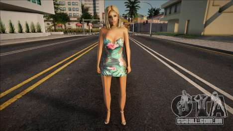 Flowers Girl Dress para GTA San Andreas