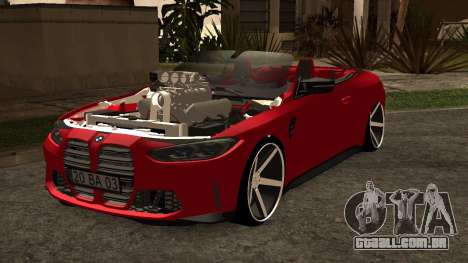 Bmw M4 G82 Cabrio Modificado para GTA San Andreas