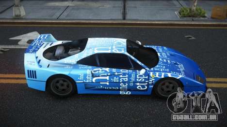 Ferrari F40 SHK S1 para GTA 4