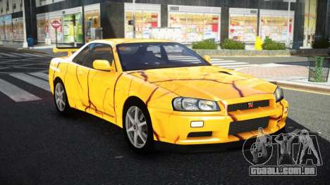 Nissan Skyline R34 GT-R NF-E S8 para GTA 4