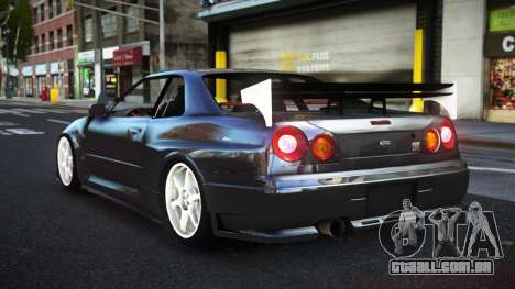 Nissan Skyline R34 TH para GTA 4