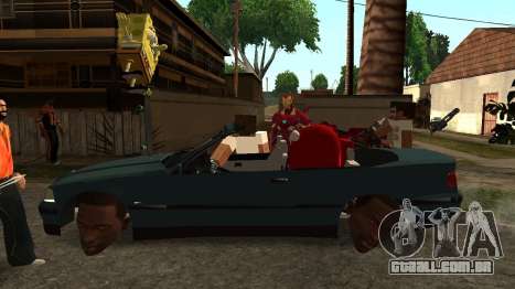 Engraçado Bmw E36 Cabrio para GTA San Andreas