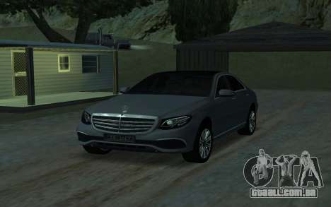 Mercedes-Benz E350s 2018 para GTA San Andreas