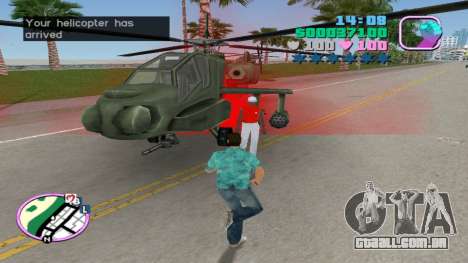 Entrega de helicóptero Hunter para GTA Vice City