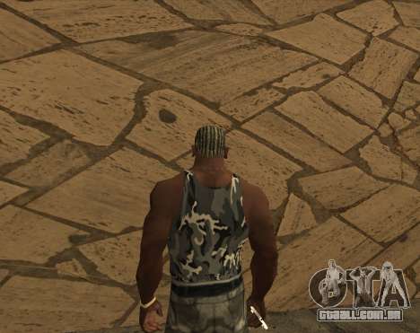 Camiseta camuflada urbana para GTA San Andreas