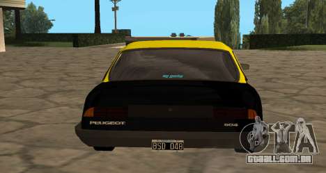 Peugeot 504 Táxi Argentino para GTA San Andreas