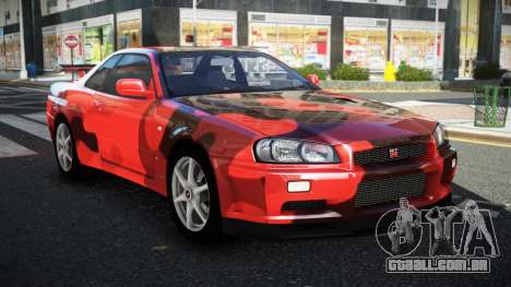 Nissan Skyline R34 GT-R NF-E S4 para GTA 4