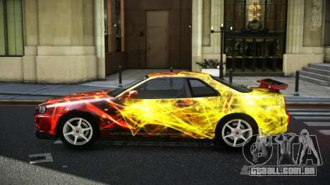 Nissan Skyline R34 GT-R NF-E S2 para GTA 4