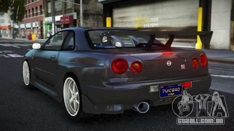 Nissan Skyline R34 GT-R 99th para GTA 4