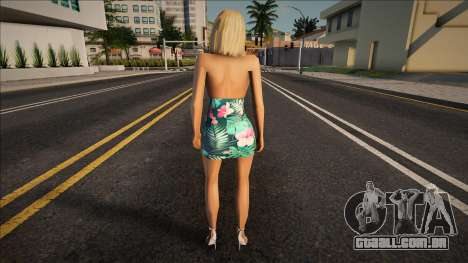 Flowers Girl Dress para GTA San Andreas