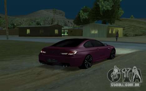 BMW M6 cupê 2014 para GTA San Andreas