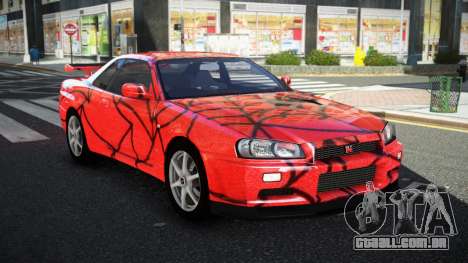 Nissan Skyline R34 GT-R NF-E S5 para GTA 4