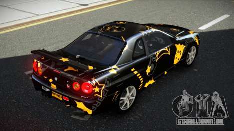 Nissan Skyline R34 GT-R NF-E S10 para GTA 4