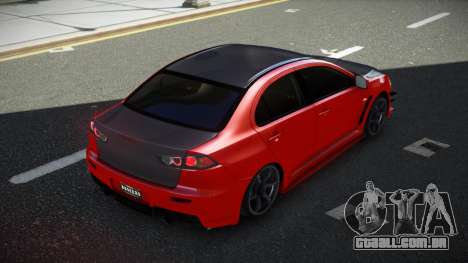 Mitsubishi Lancer Evolution X 08th para GTA 4