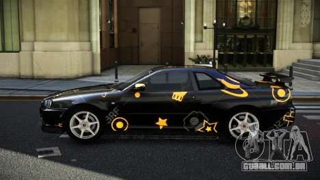 Nissan Skyline R34 GT-R NF-E S10 para GTA 4