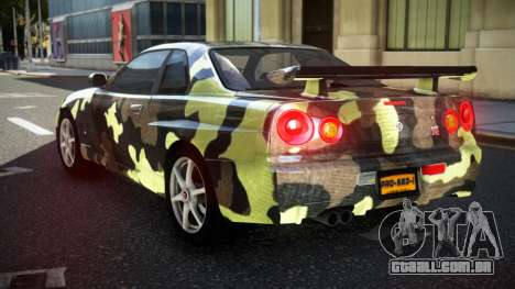 Nissan Skyline R34 GT-R NF-E S3 para GTA 4