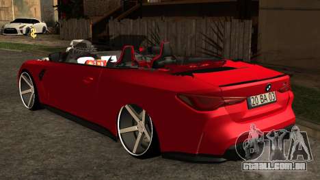 Bmw M4 G82 Cabrio Modificado para GTA San Andreas