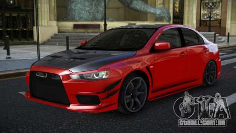 Mitsubishi Lancer Evolution X 08th para GTA 4