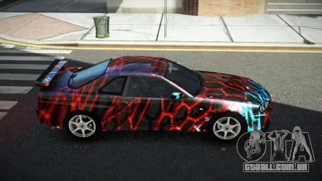 Nissan Skyline R34 GT-R NF-E S6 para GTA 4