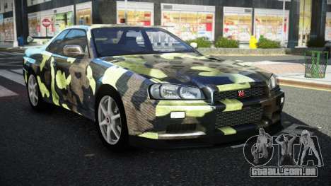 Nissan Skyline R34 GT-R NF-E S3 para GTA 4