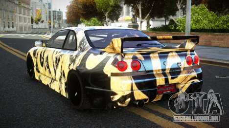 Nissan Skyline R33 VR-Z S14 para GTA 4