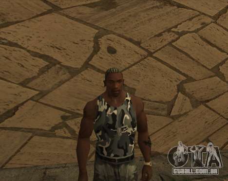 Camiseta camuflada urbana para GTA San Andreas