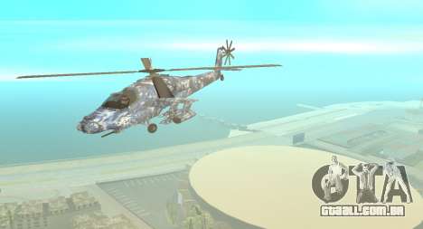 Caçador Sky Camo para GTA San Andreas