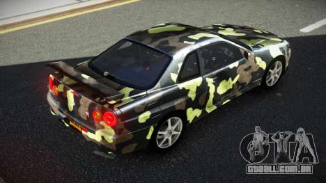 Nissan Skyline R34 GT-R NF-E S3 para GTA 4