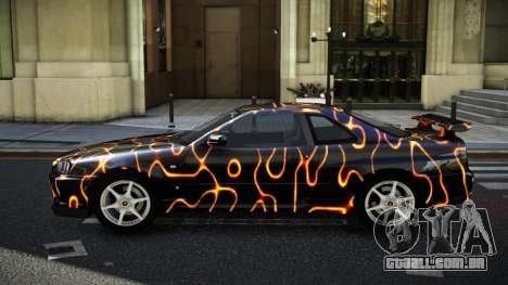 Nissan Skyline R34 GT-R NF-E S9 para GTA 4