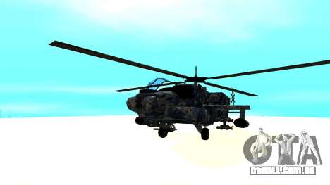 Caçador Sky Camo para GTA San Andreas